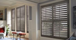 HUNTER DOUGLAS SHUTTERS FOR YOUR HOME  FROM  MIKE'S FLOORING & DESIGN CENTER